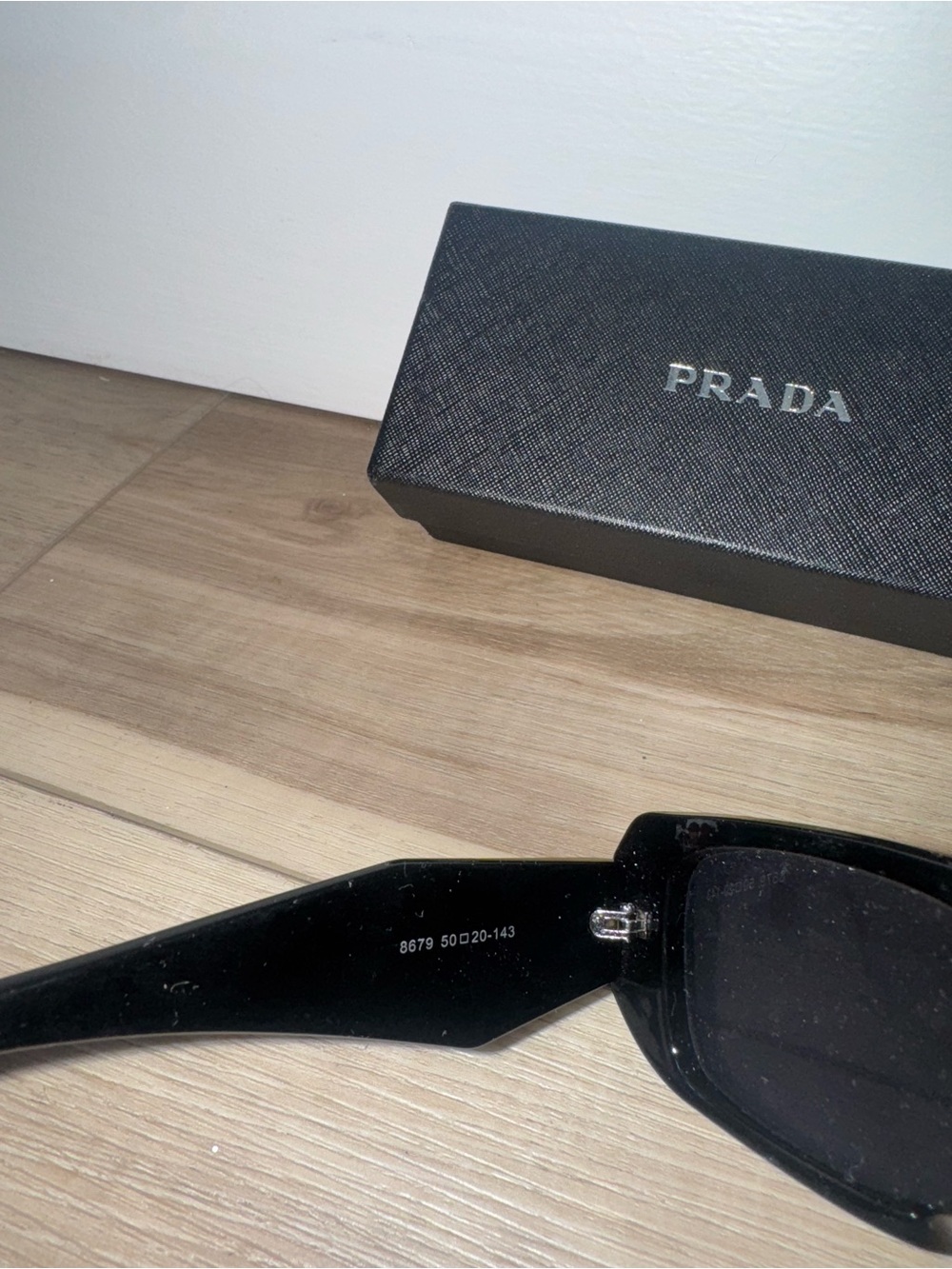 PRADA Black Rectangular Sunglasses - Picture 5 of 7